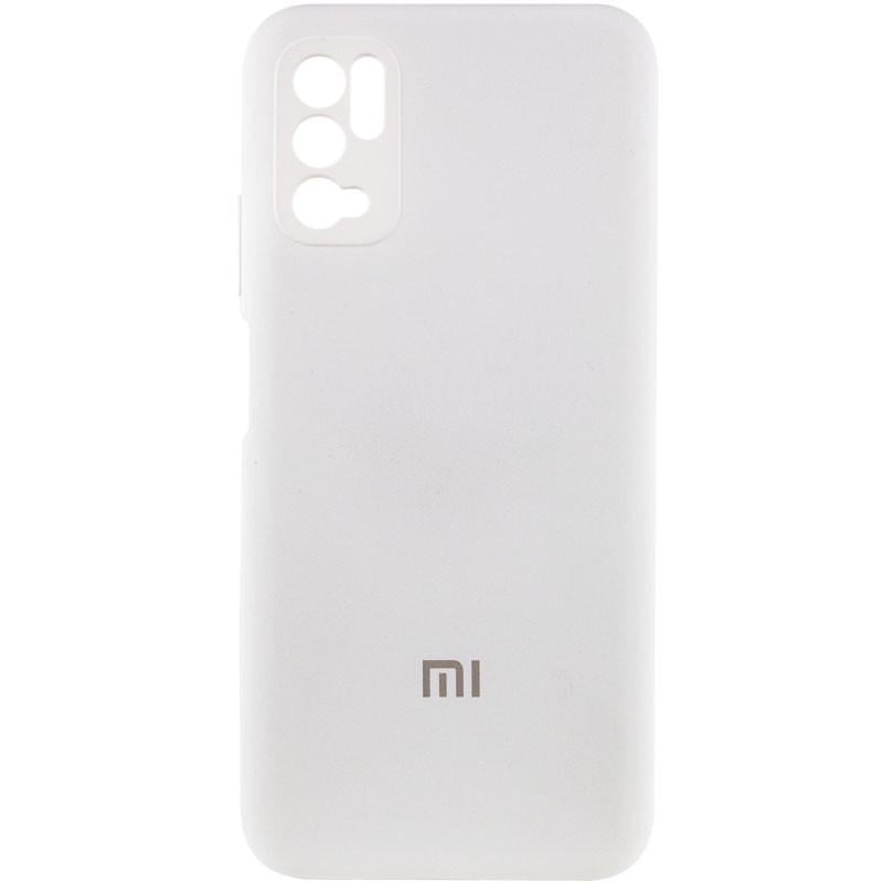Противоударный чехол Silicone Cover Full Camera (AA) для Xiaomi Redmi Note 10 5G / Poco M3 Pro White