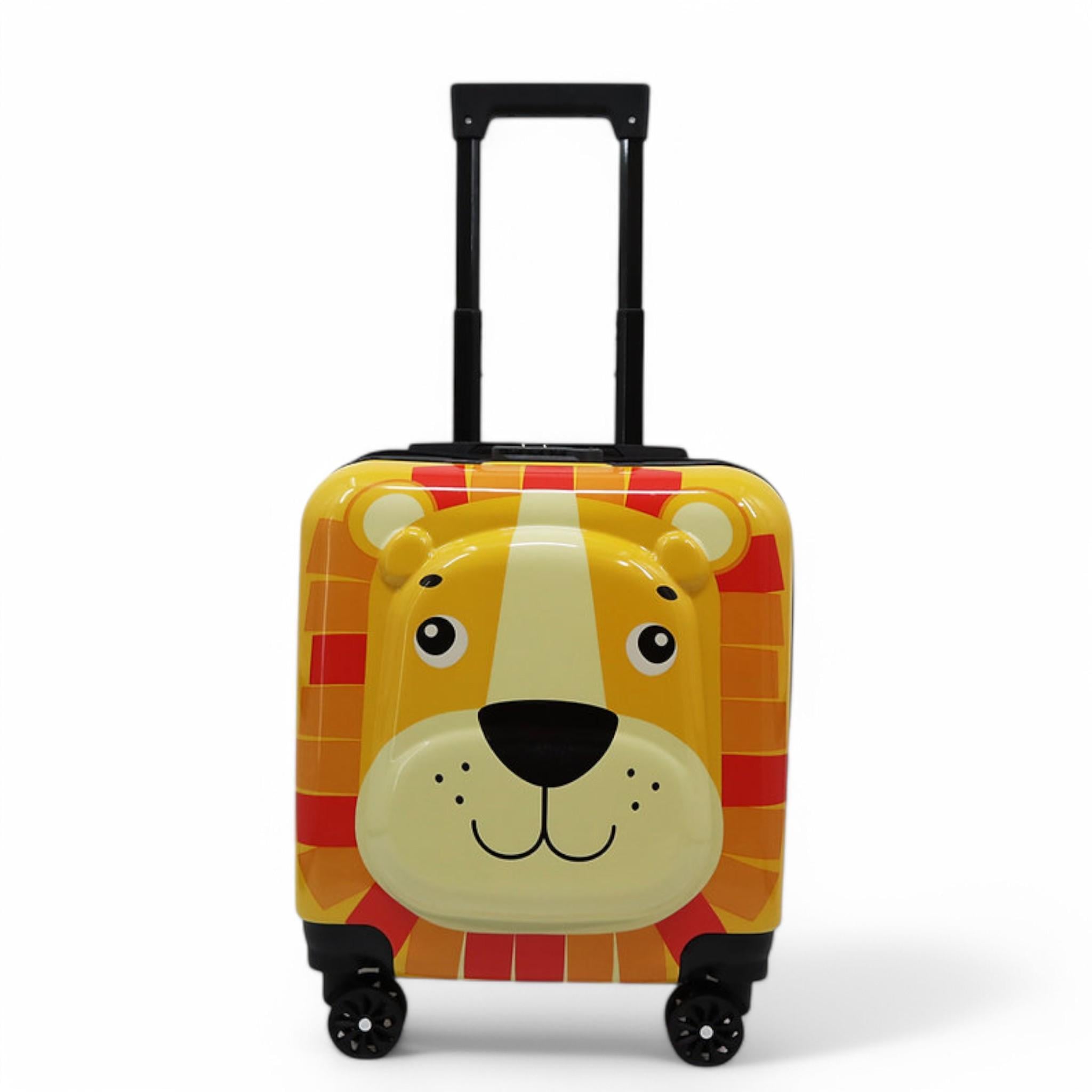 Чемодан детский H&H Orange Lion ABS-пластик на 4 колесиках с кодовым замком 35 л (S_D-14)
