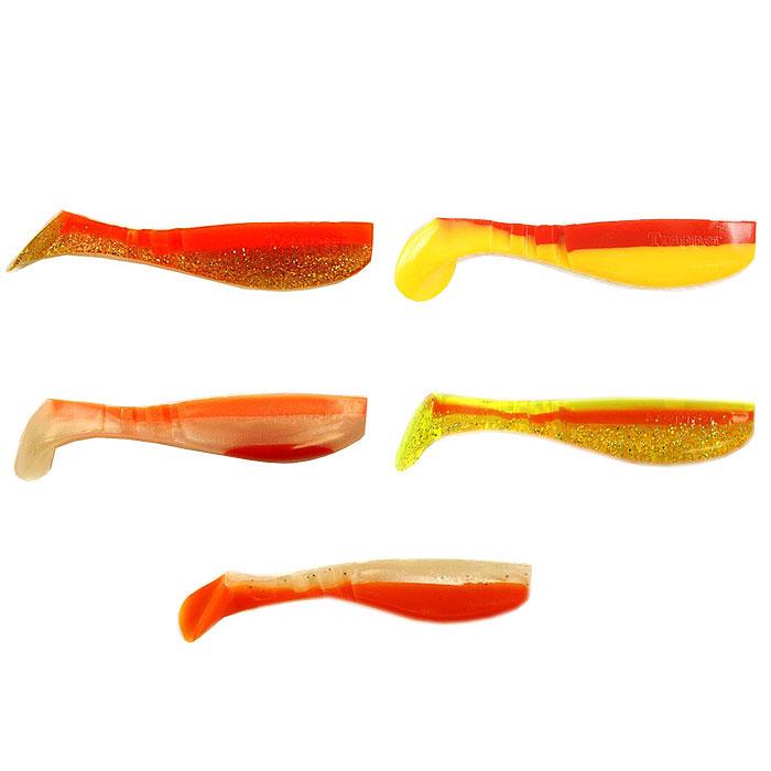 Набір віброхвостів Fox Trapper Assorti №3 силіконових їстівні 10 см 5 шт. (10490)