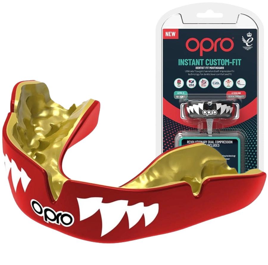 Капа OPRO Instant JAWS доросла вік 11+ Red (Instant JAWS Red)
