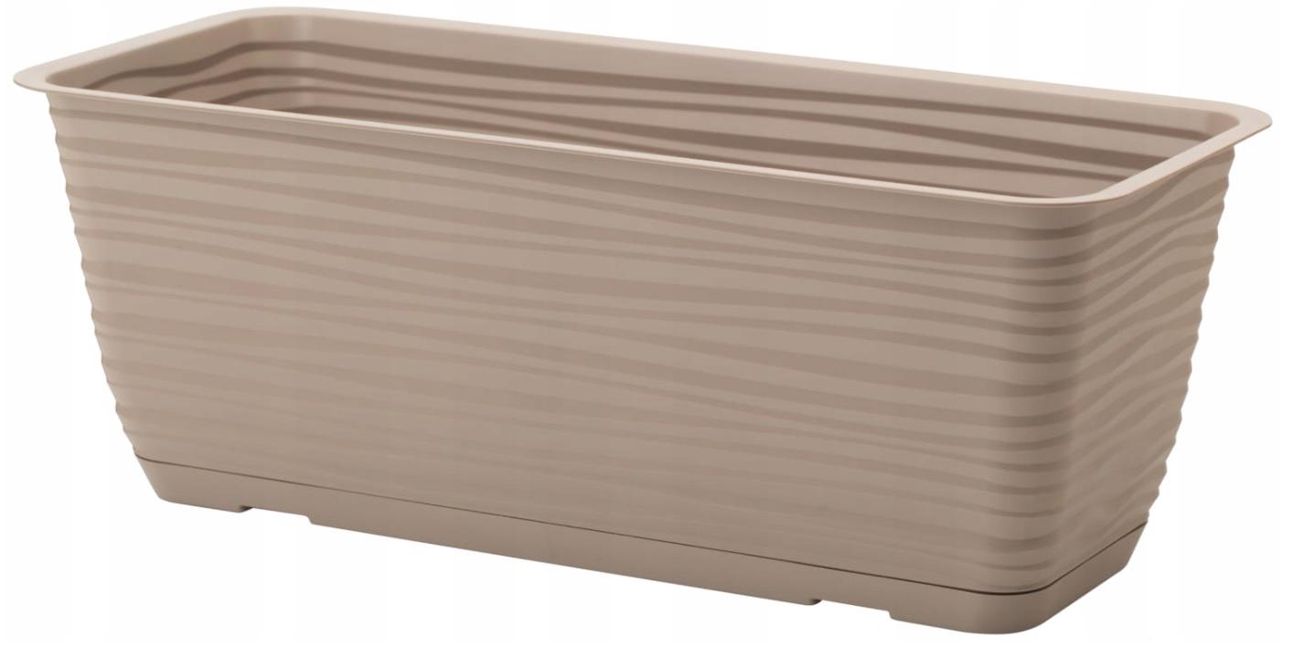 Горшок балконный Form Plastic Sahara-80 12,36 л Бежевый (3193-051)