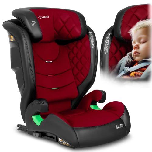 Автокрісло дитяче Nukido Louis Isofix 15-36 кг Чорно-червоний (710012) - фото 9