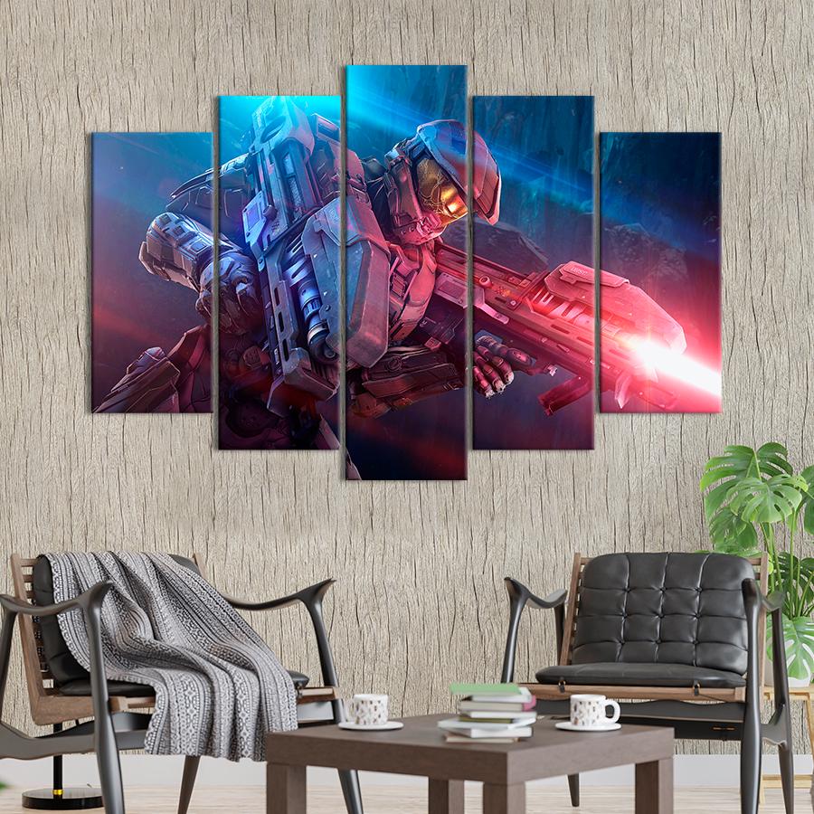 Настінний декор Головний герой Halo Містер Чіф 137x85 см (A181-5)