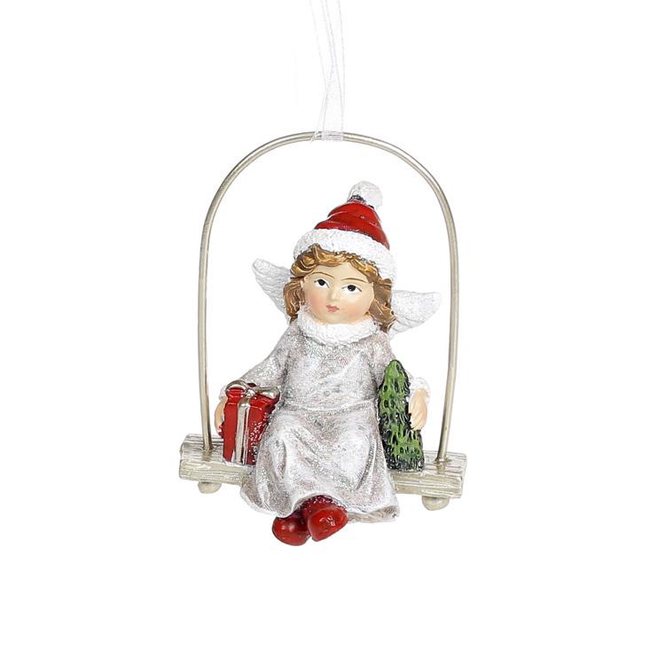 Фигурка-подвеска BonaDi Ангел с подарком (707-725)