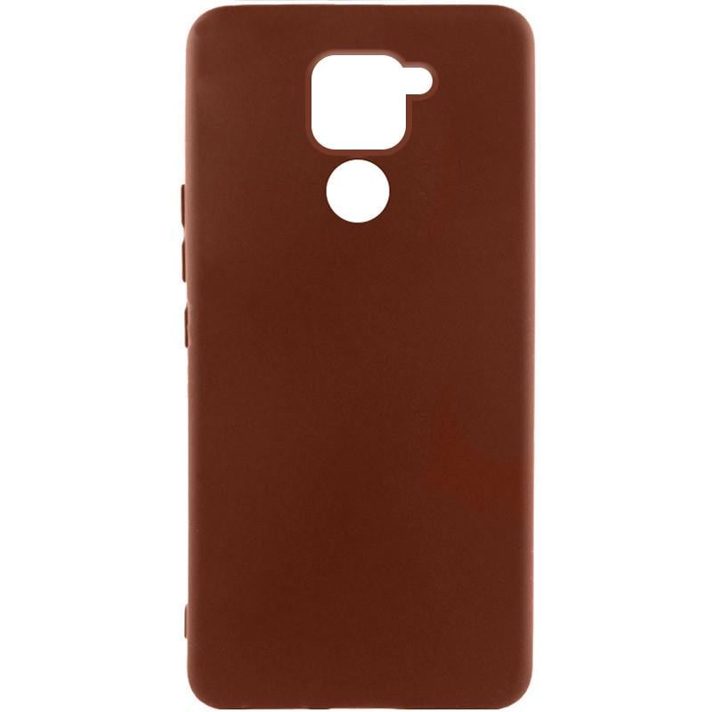 Протиударний чохол Silicone Cover Lakshmi Full Camera (AA) для Xiaomi Redmi Note 9 / Redmi 10X Brown