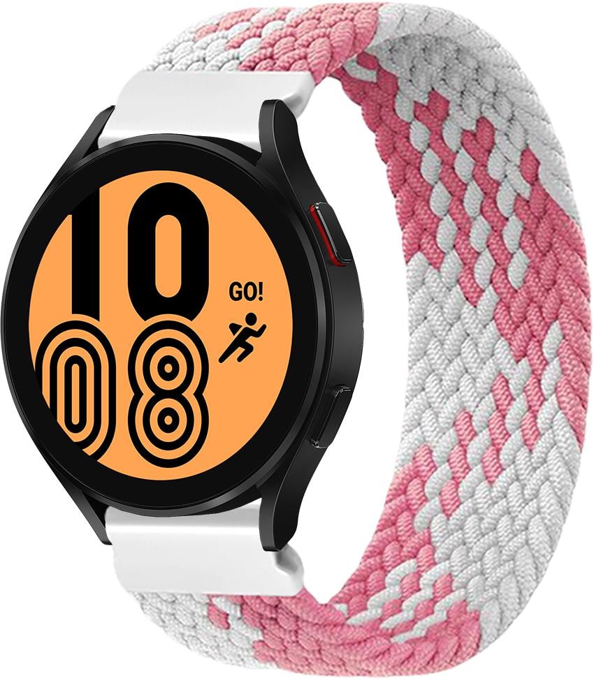 Ремешок Solo Loop Multi для Galaxy Watch 4 44 мм (145 мм) Pink/White (26283-52)