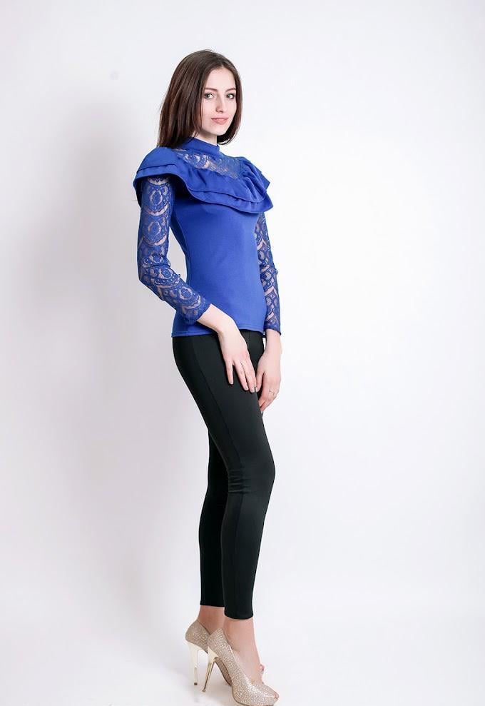 Кофта женская Podium Monaris 21100-BLUE L Синий