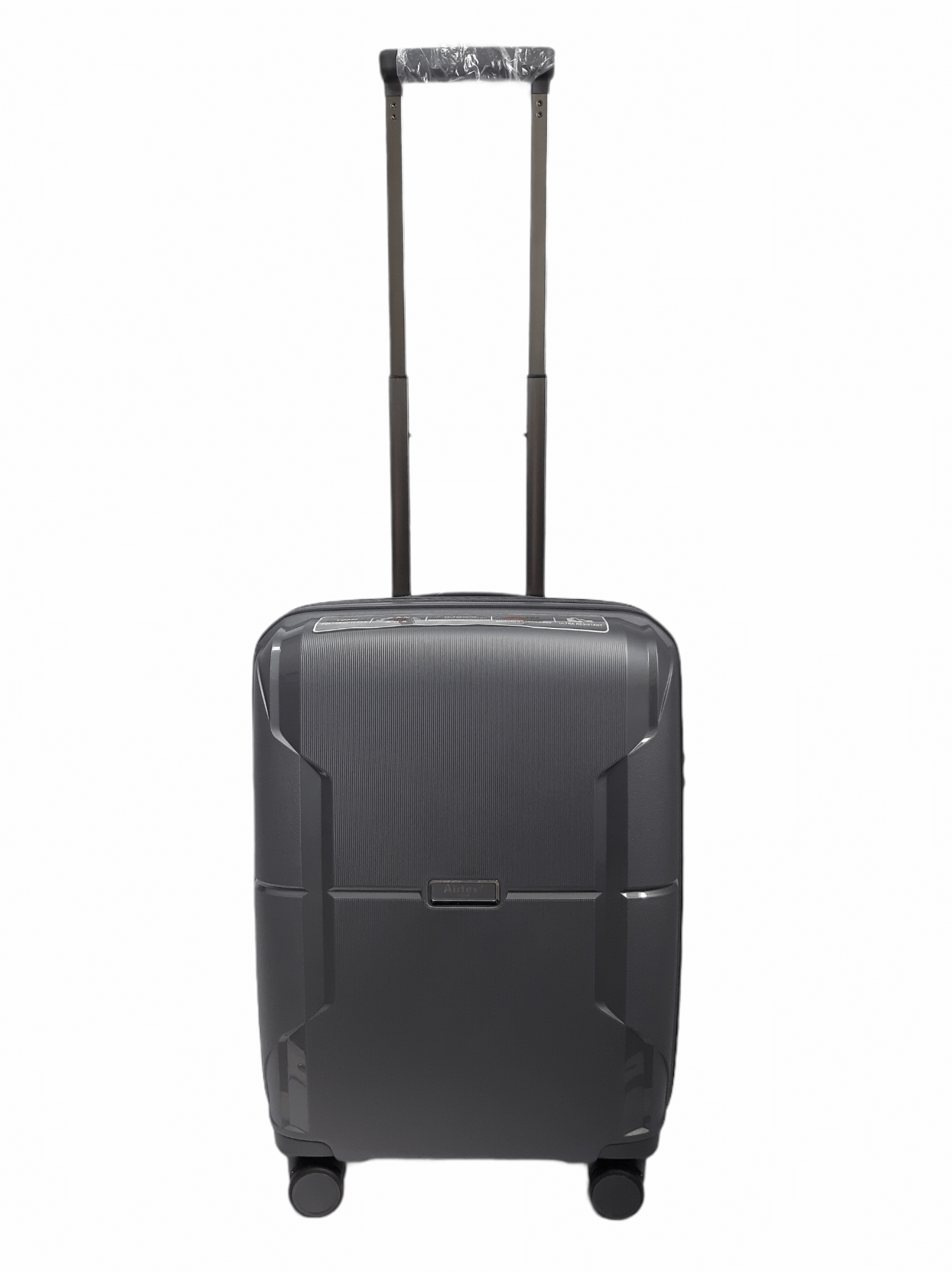 Валіза дорожня Airtex 245 S під ручну поклажу поліпропілен 40 л 55x39,5x20 см Сірий