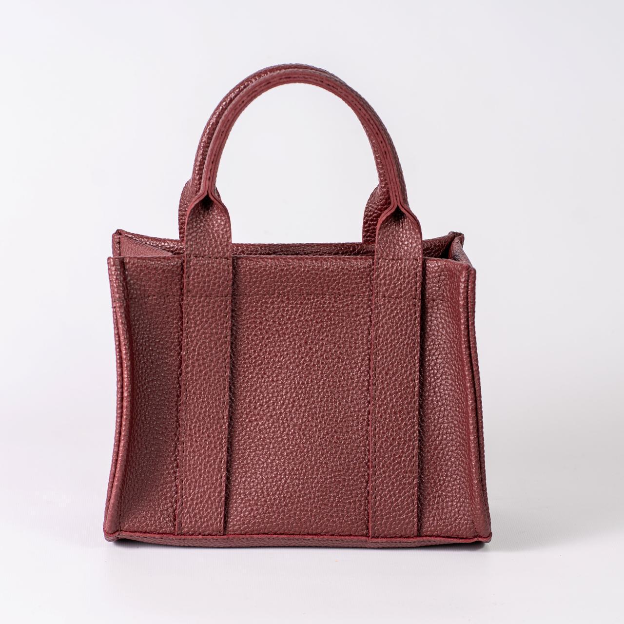 Сумка жіноча тоут XENIA № 40-24 з еко-шкіри Бордовий - фото 4 Сумка жіноча тоут XENIA № 40-24 з еко-шкіри Бордовий - фото 4