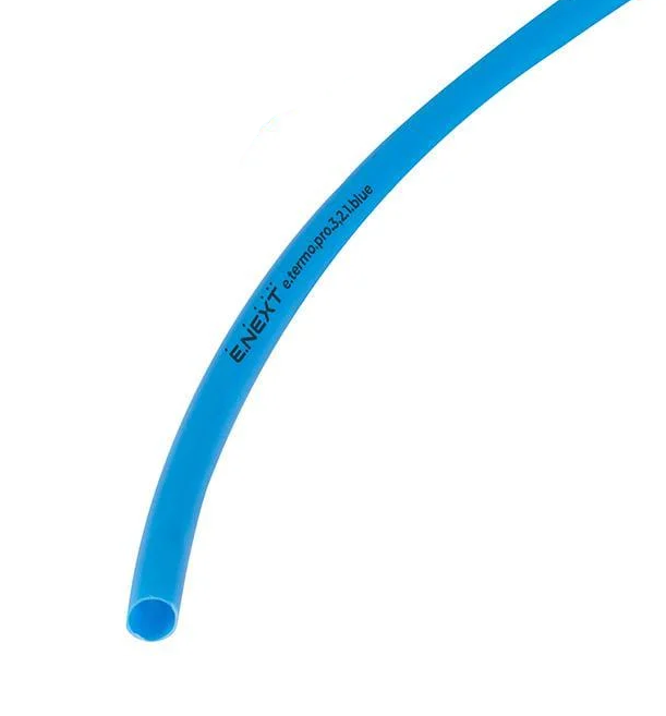 Ізоляційна трубка термозбіжна E.NEXT e.termo.pro.6,4.2,2.blue Ø 6,4/2,2 мм з клейовим шаром 1 м Синій (p092016)