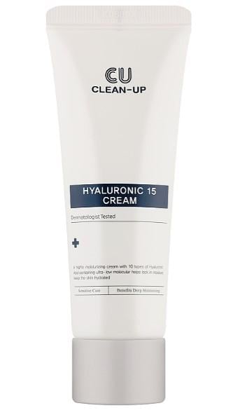 Крем-гель с пептидами CU SKIN CLEAN-UP HYALURONIC 15 CREAM 60 мл Крем-гель с пептидами CU SKIN CLEAN-UP HYALURONIC 15 CREAM 60 мл