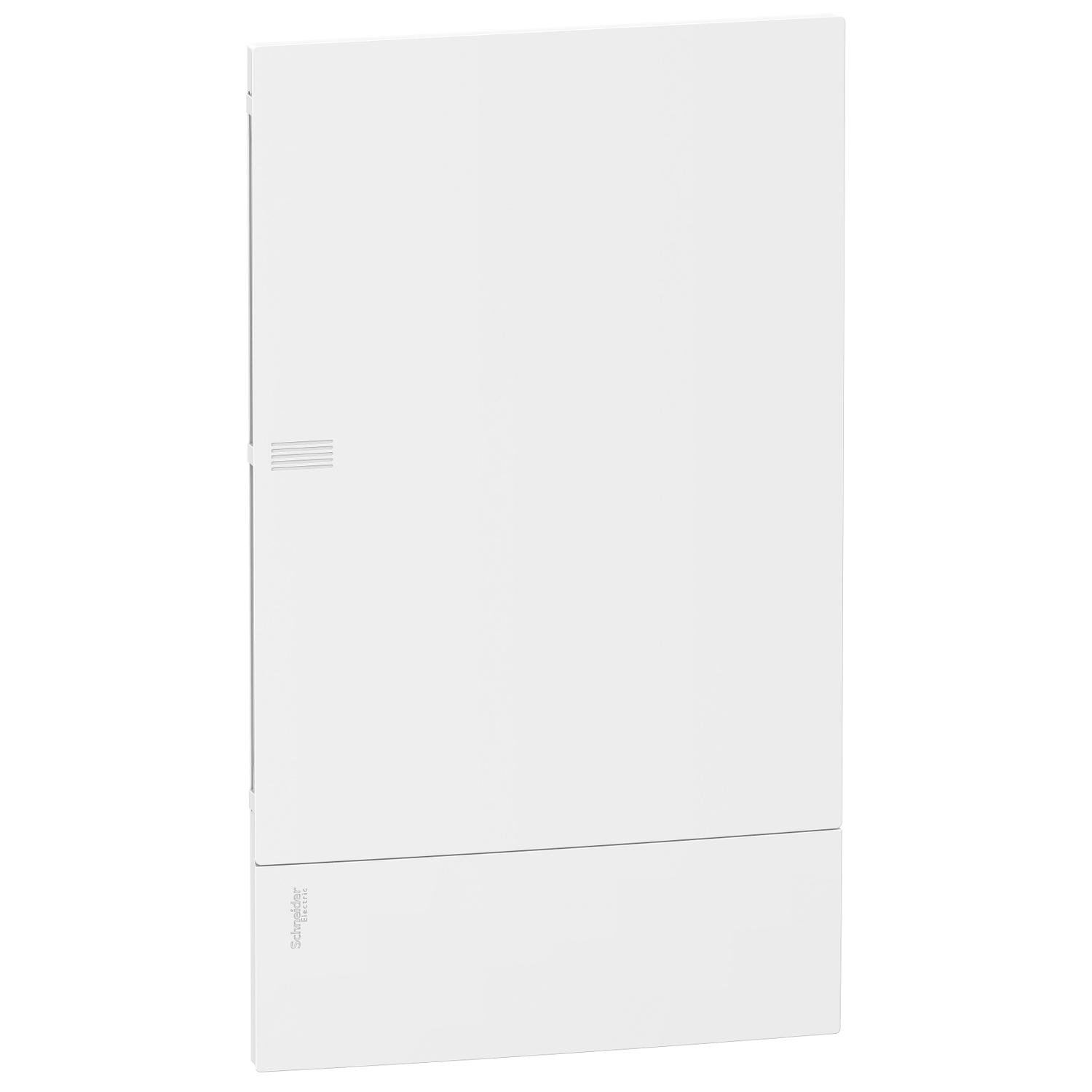 Щит врезной Schneider Electric Resi9 Mini Pragma 3 ряда 36 модулей с белой дверью (MIP22312)