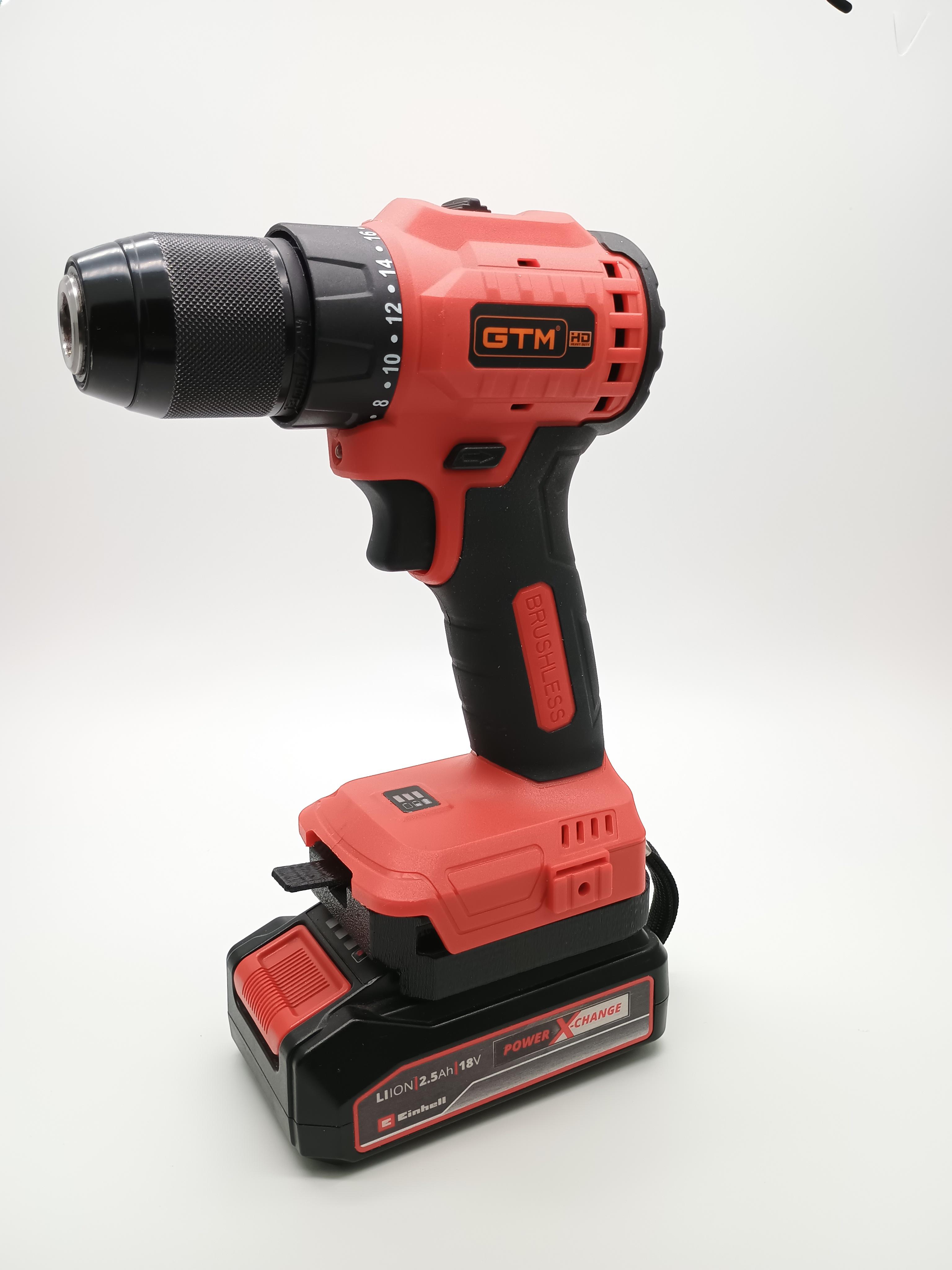 Адаптер для аккумуляторов Einhell на инструмент GTM - фото 6