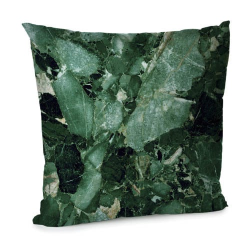Подушка диванная с бархата Мрамор 45x45 см (45BP_ORG036)