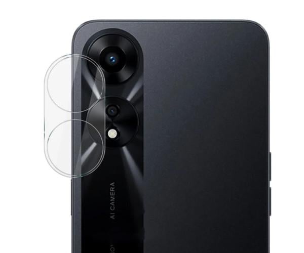 Защитное стекло Tempered Glass HD на заднюю камеру для Oppo A78 5G, Transparent