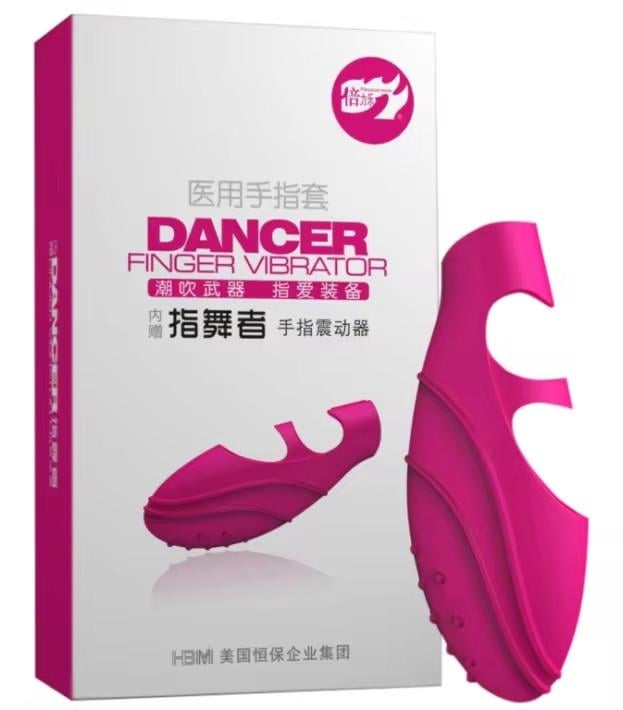 Вибратор на палец G-SPOT для стимуляции клитора и зоны G (ZD02NR)