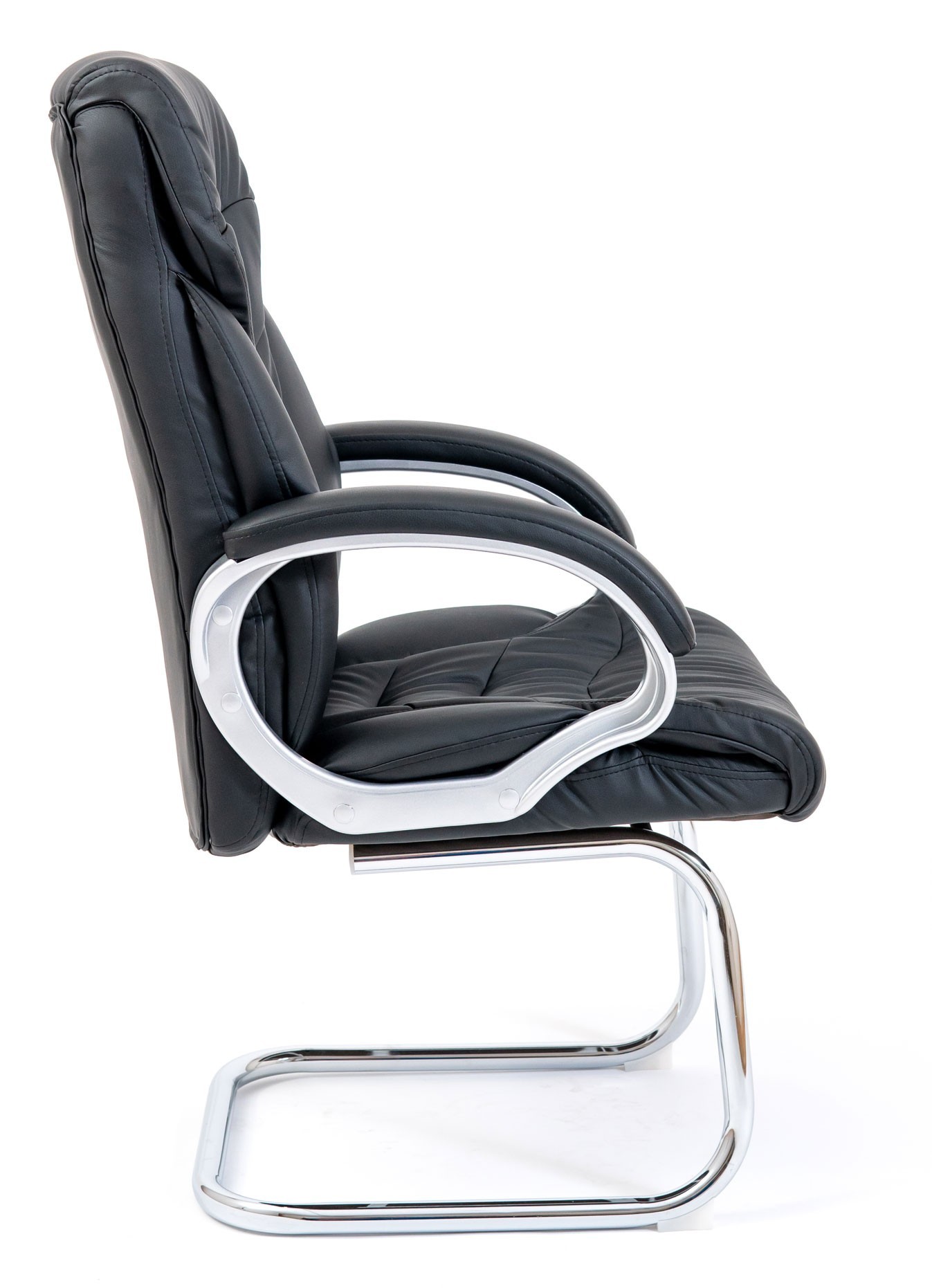 Офісне конференційне крісло Richman Кальярі Fly 2300 Хром CF Чорний - фото 3 Офісне конференційне крісло Richman Кальярі Fly 2300 Хром CF Чорний - фото 3