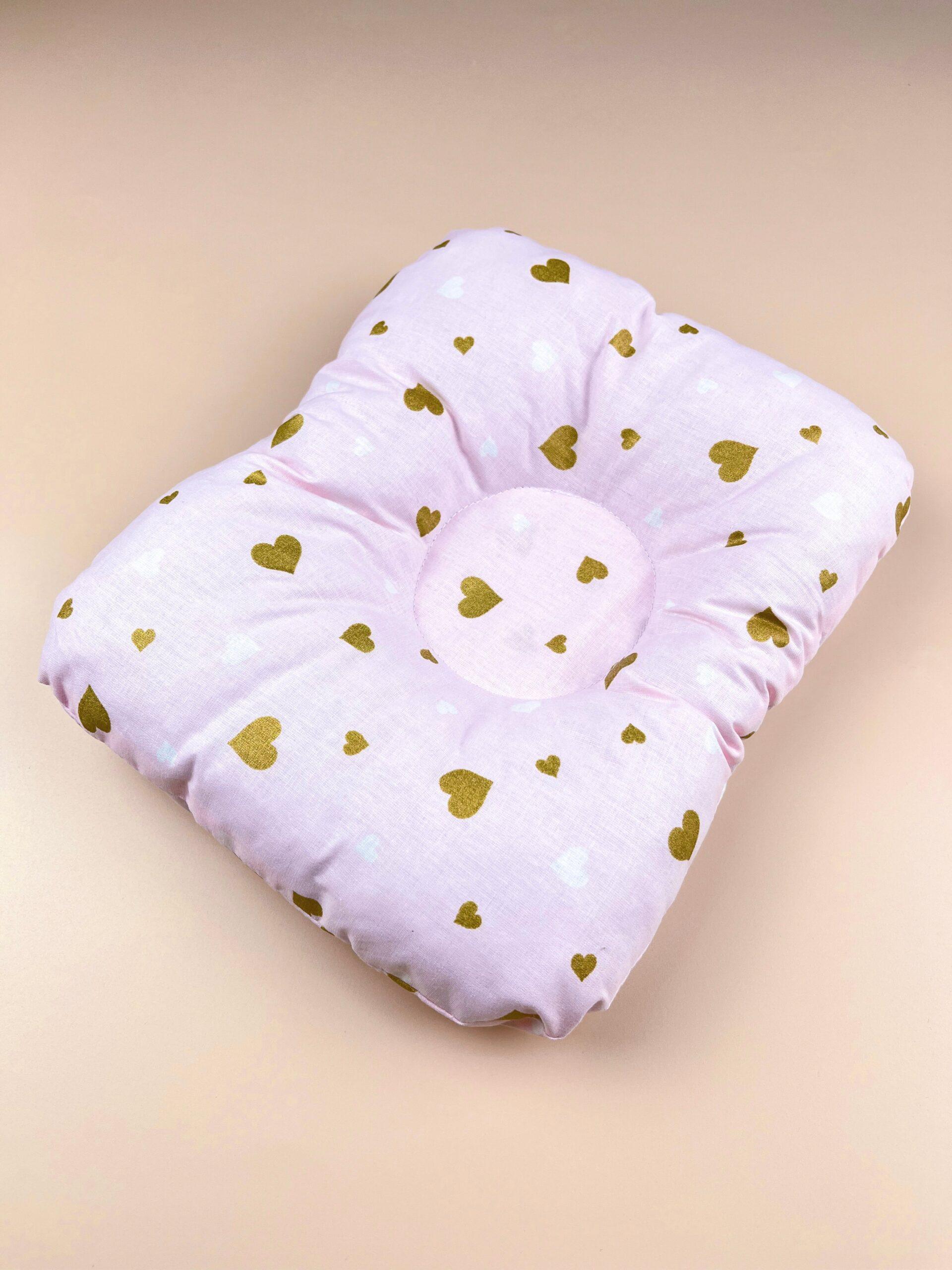 Подушка ортопедическая для новорожденных №16 Сердечки Розовый (142758) Подушка ортопедическая для новорожденных №16 Сердечки Розовый (142758)