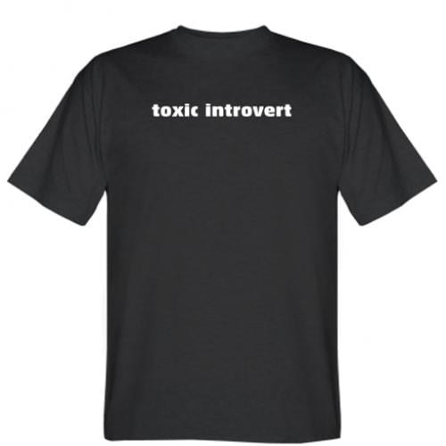 Футболка чоловіча Toxic introvert 3XL Чорний (16523822-2-197747-XXXL)