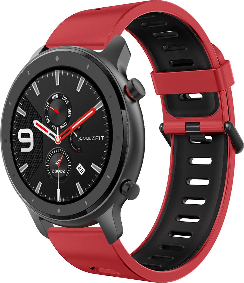 Ремешок Traf для Amazfit GTR 47 мм Red-Black (32534)
