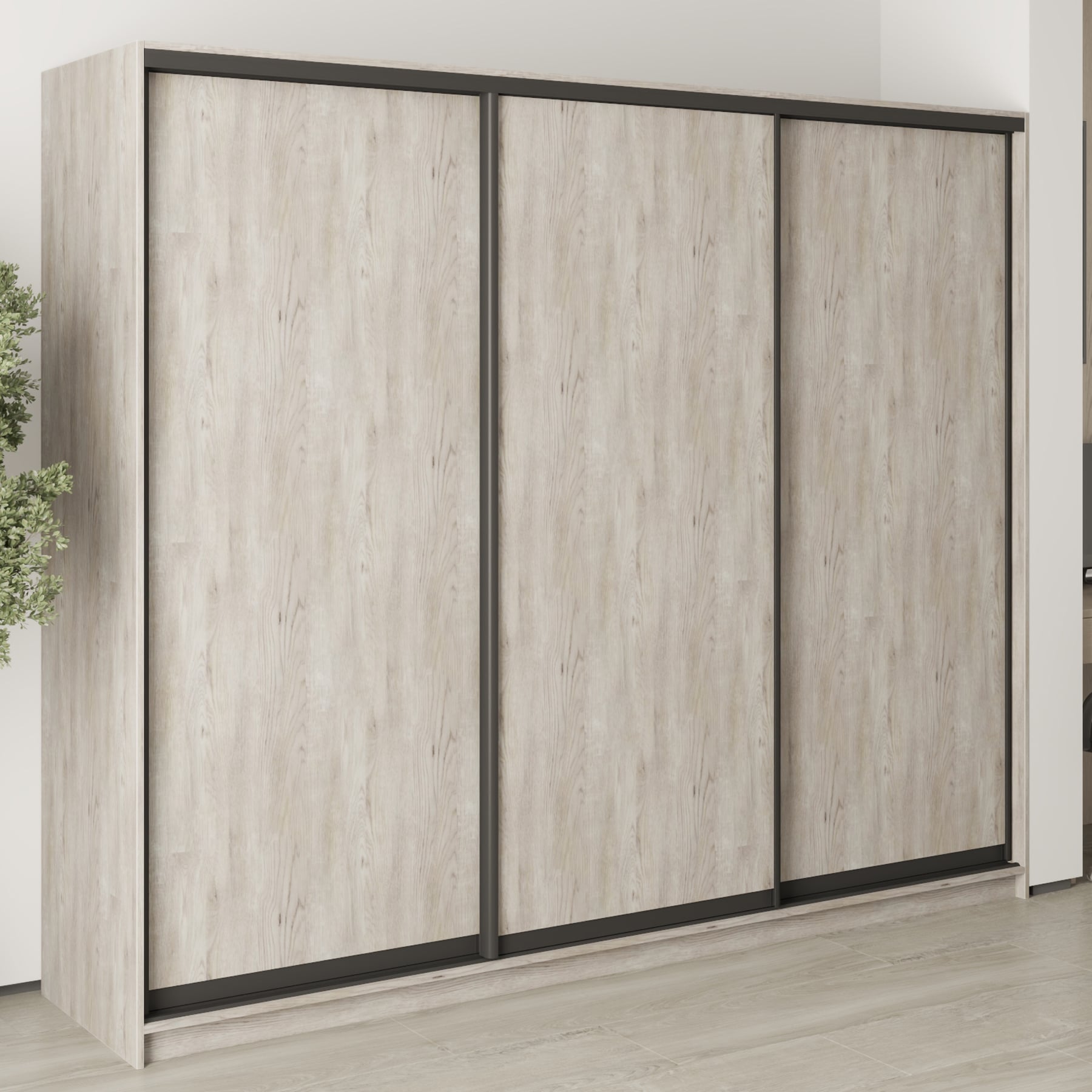Шкаф-купе трехдверный Mebel Star Комбо BG MBS-8975 250х45х210 см Аляска серый (1008964) Шкаф-купе трехдверный Mebel Star Комбо BG MBS-8975 250х45х210 см Аляска серый (1008964)