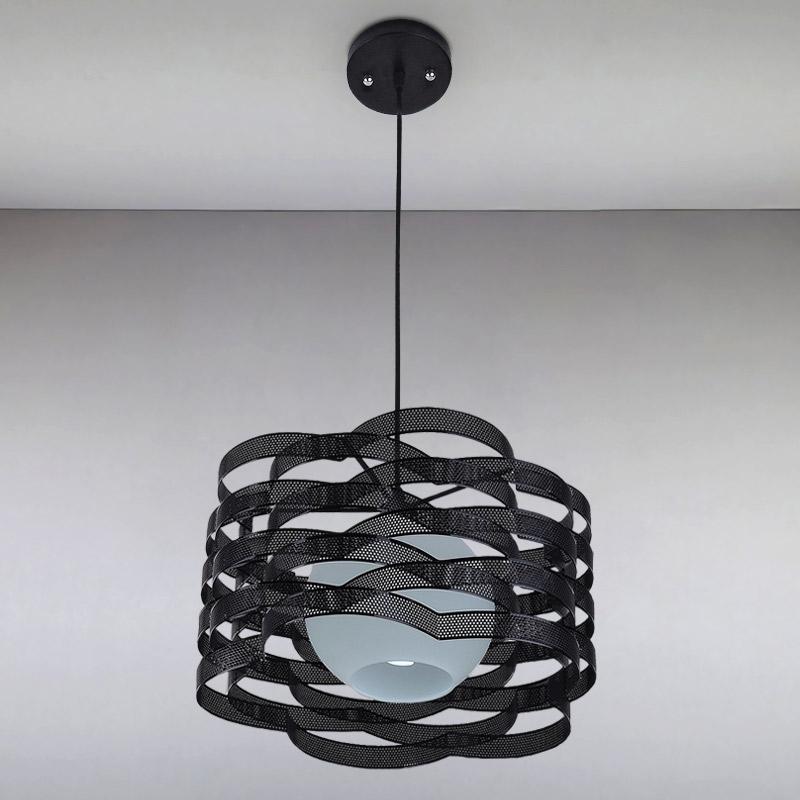 Люстра підвісна Light House LS-11028-1 на одну лампу Чорний