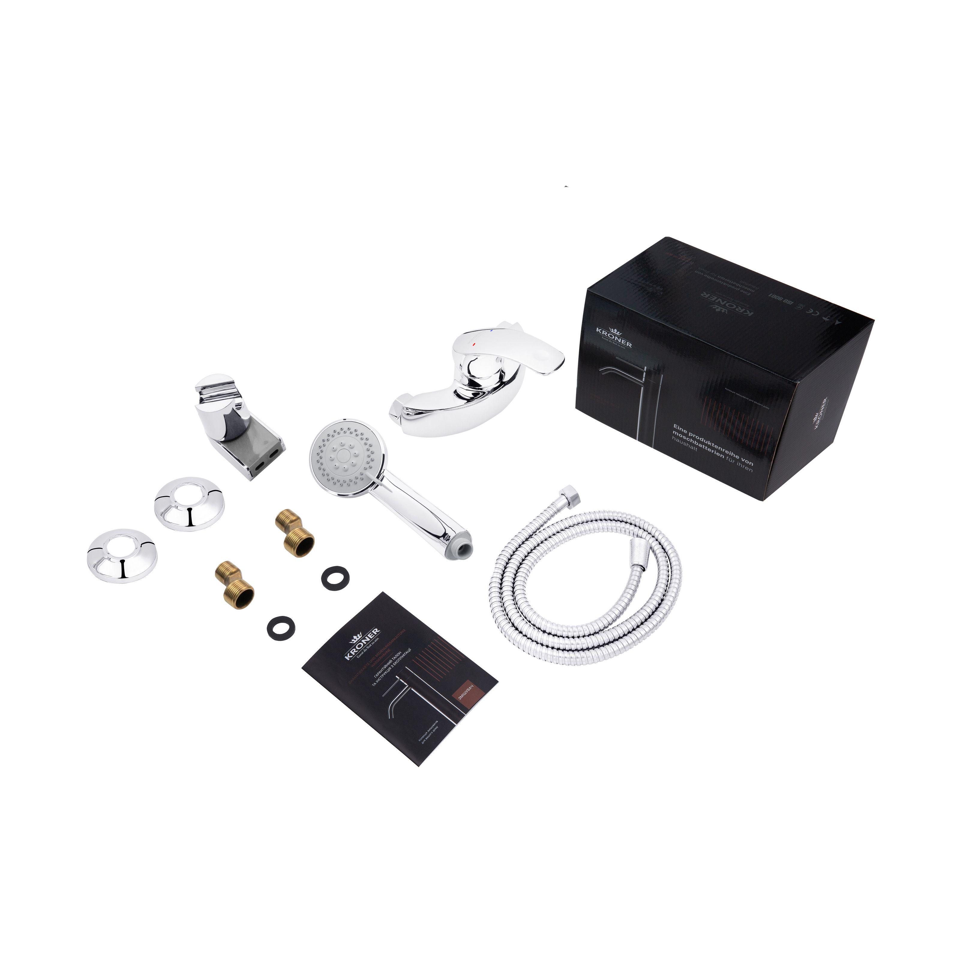 Смеситель для душа KRONER Konstante CV023586 Хром (140600) - фото 5 Смеситель для душа KRONER Konstante CV023586 Хром (140600) - фото 5