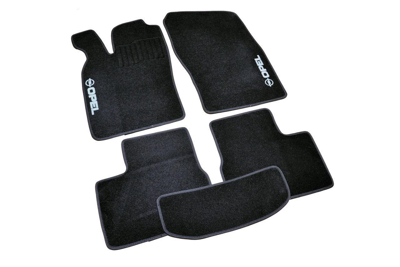 Коврики в салон ворсовые для Opel Vectra A 1988-1995 5 шт. Черный (1398313088)