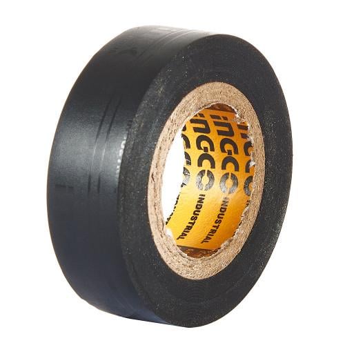 Лента INGCO INDUSTRIAL ПВХ 18 мм 9,15 м Черный (000143513)