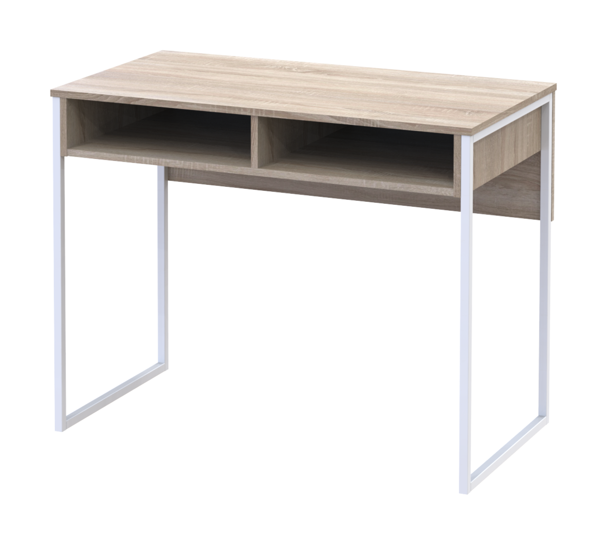 Стол письменный с полкой Doros Барт 100х55х78,1 см Дуб сонома - фото 1 Стол письменный с полкой Doros Барт 100х55х78,1 см Дуб сонома - фото 1