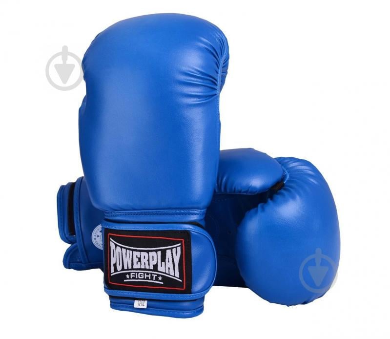 Боксерські рукавиці PowerPlay 3004 16 унцій Сині (PP_3004_16oz_Blue)