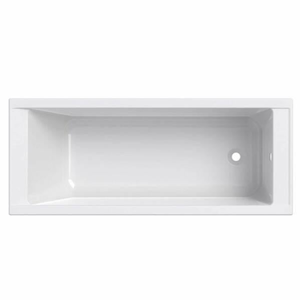 Ванна акрилова Kolo Supero 5342000 в комплекті з ніжками 160x70 см Білий