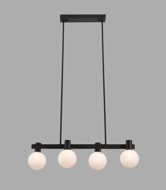 Люстра подвесная Valeso на четыре плафона-шары Е14 IP20 BC84006-4 BK Черный (28686307)