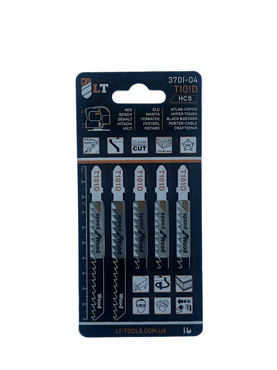 Полотно для электролобзика LT (5 шт.) Т101 D