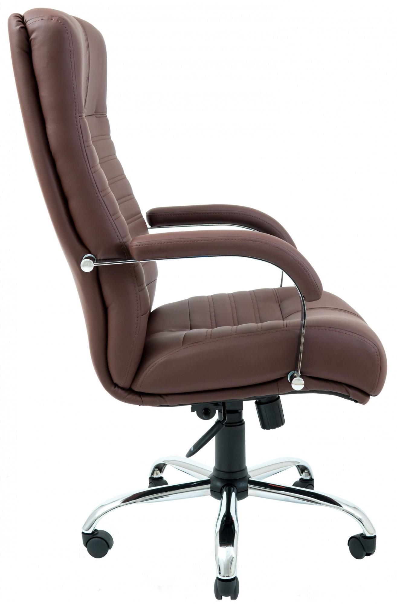 Крісло офісне комп'ютерне Orion Fly 2231 Хром М3 MultiBlock Коричневий - фото 3