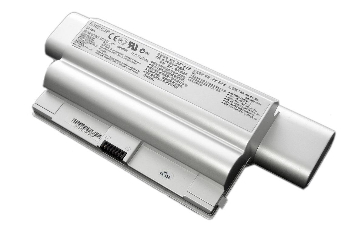 Аккумулятор для ноутбука Sony VGP-BPS8 11,1 V Silver 7200 mAh (003154)