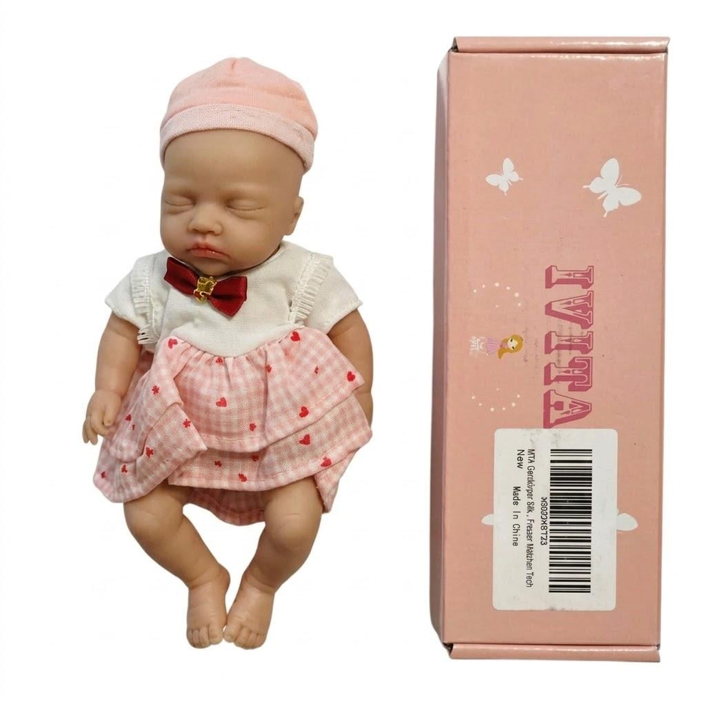 Лялька-пупс силіконова Mini Reborn Baby Doll 18 см (35223199) Лялька-пупс силіконова Mini Reborn Baby Doll 18 см (35223199)