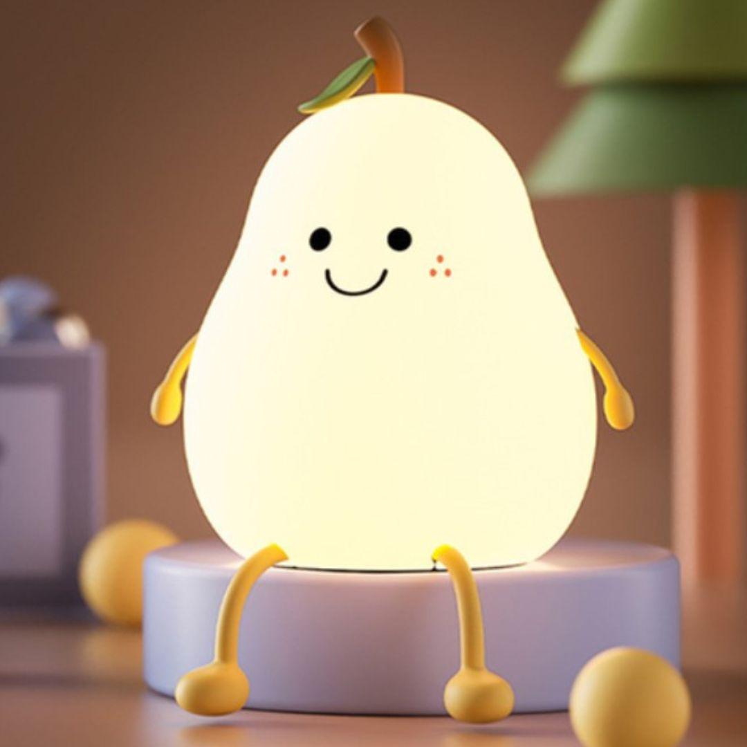 Ночник-светильник силиконовый Груша с аккумулятором (25738749) - фото 2