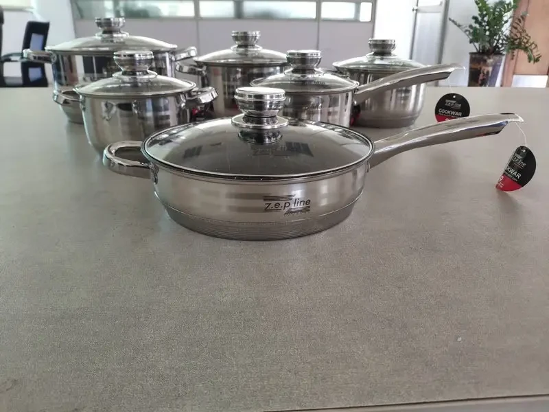 Набір посуду з нержавіючої сталі Zepline ZP 075 12 предметів - фото 3 Набір посуду з нержавіючої сталі Zepline ZP 075 12 предметів - фото 3