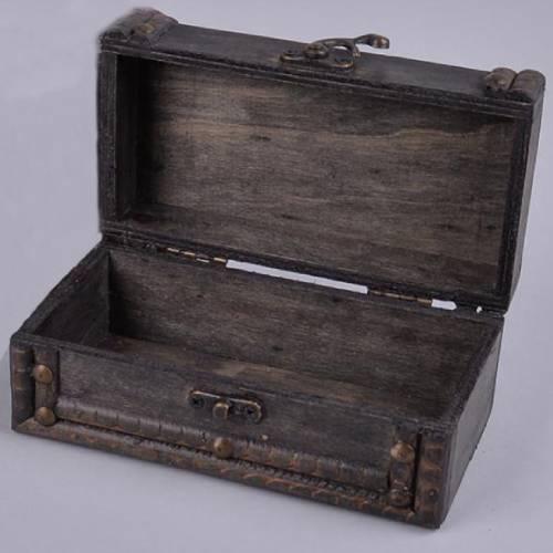 Шкатулка пирата маленькая Черный (4076-2)