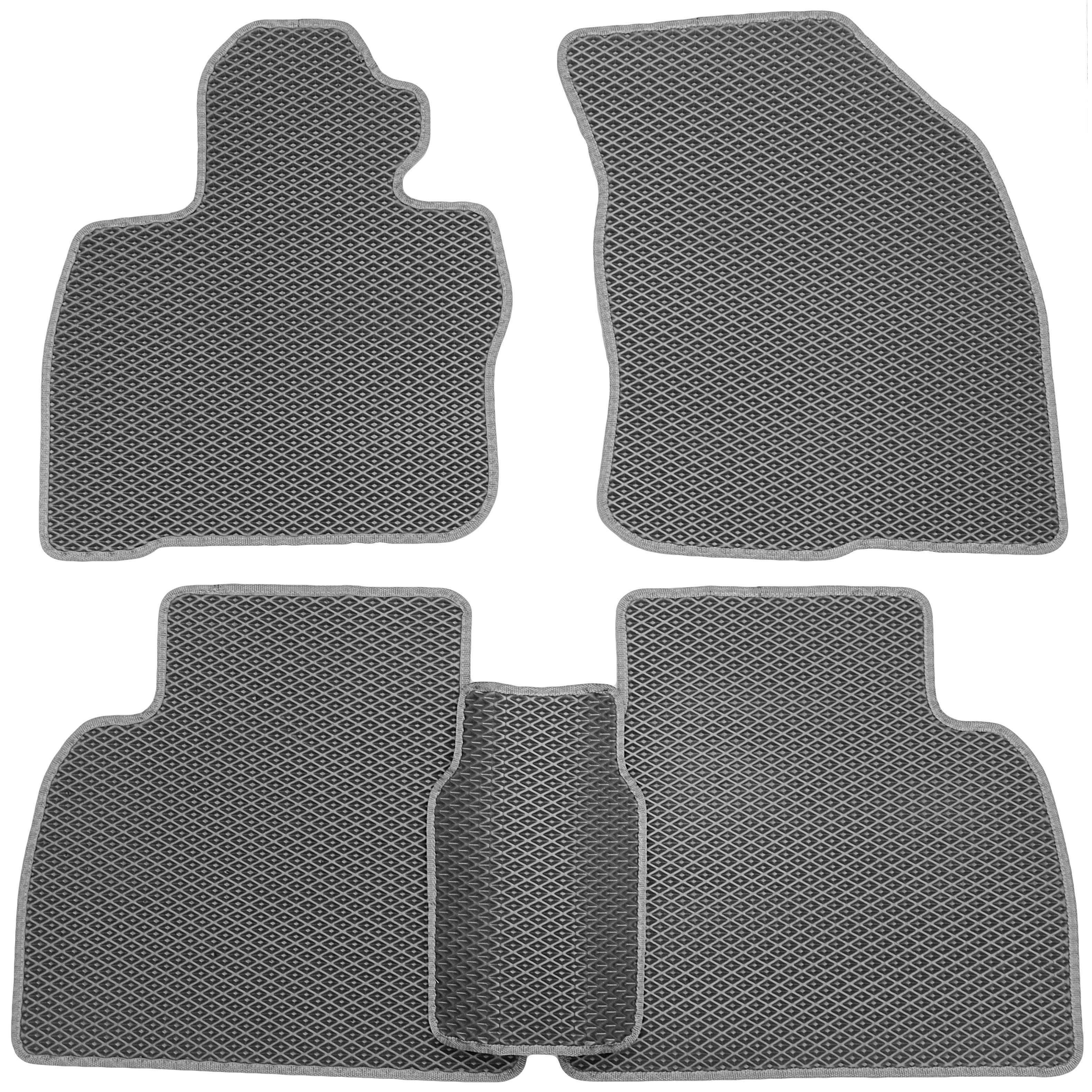 Килимки в салон для Honda Civic 5D 2006-2012 EVA-полімерні Сірий