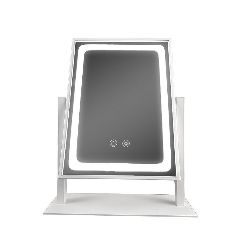 Дзеркало косметичне Lamp Mirror з LED-підсвіткою прямокутне (4626)