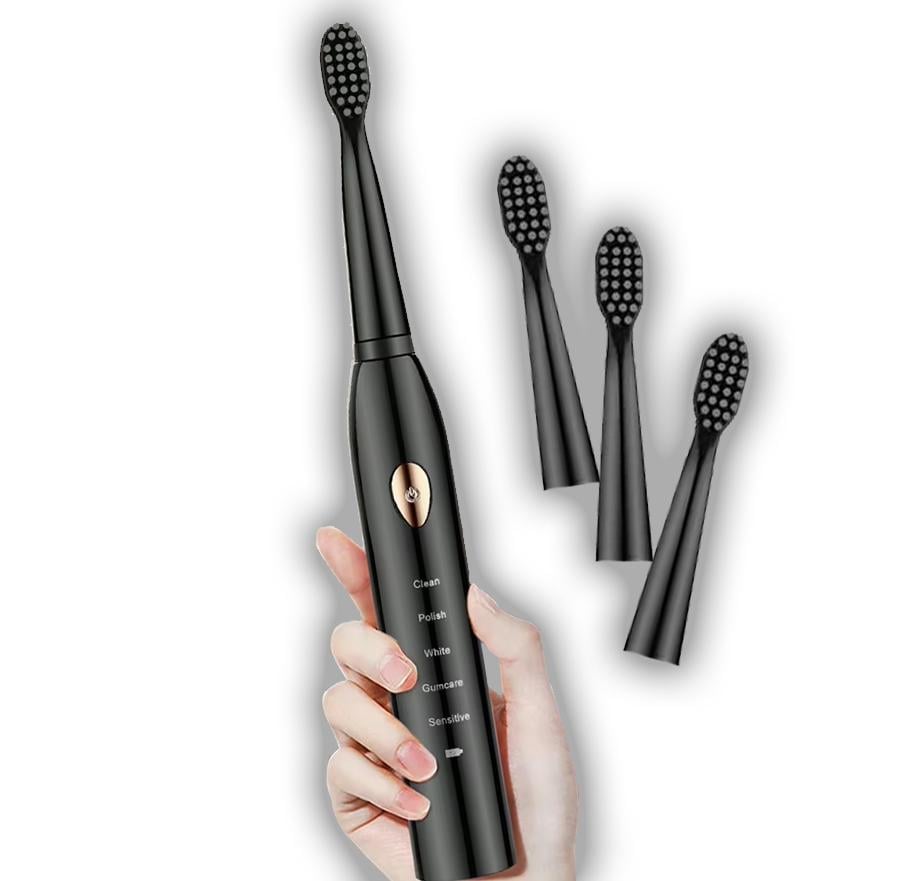 Електрична зубна щітка Schwarz&Mayer 3 насадки USB IPX7 Чорний (24514041) - фото 8 Електрична зубна щітка Schwarz&Mayer 3 насадки USB IPX7 Чорний (24514041) - фото 8