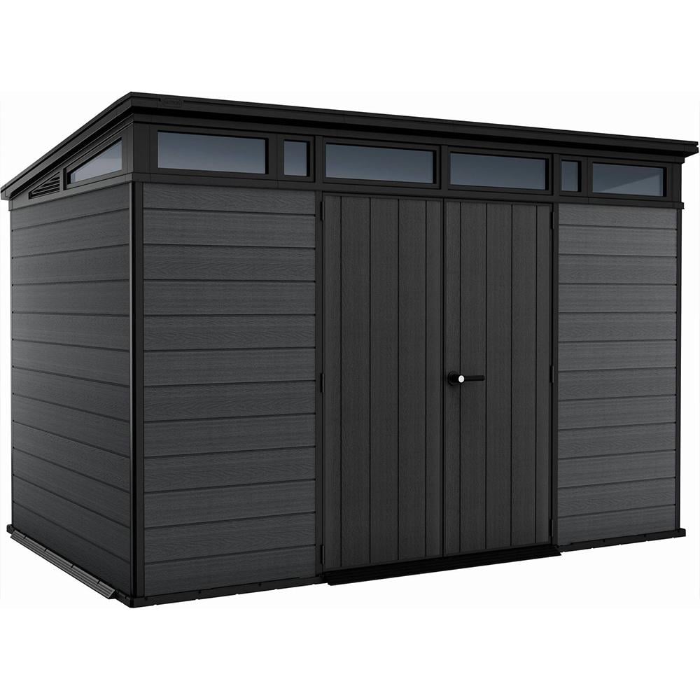 Садовый домик Keter Cortina 342х216 см Темно-серый (259113)