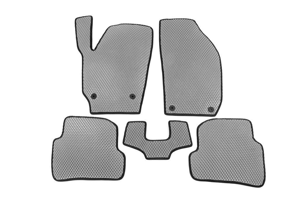 Килимки EVA Digital Designs для Skoda Fabia 2007-2014рр. етилвінілацетат Сірий