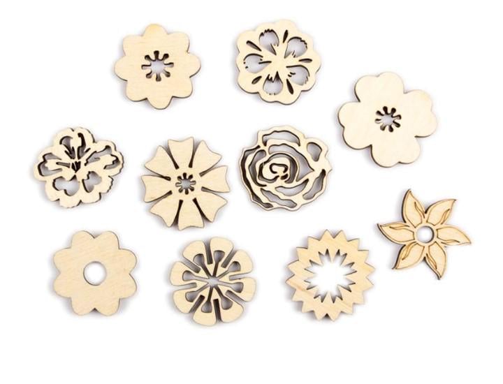 Заготовка для декупажа мини ROSA TALENT Цветы 10шт.