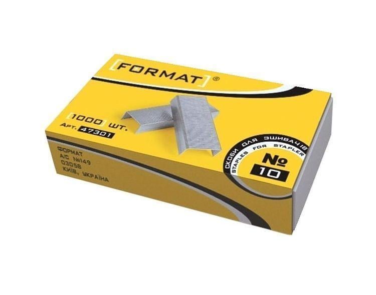 Скобы Format F47301 №10 1000 шт. (54294)