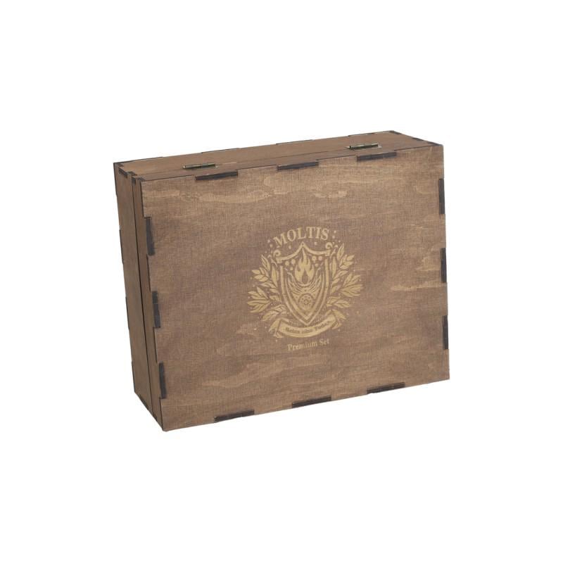 Подарочный набор мужской Moltis Relax Whisky Stones Quadro камней 8 шт. (MR-1002)