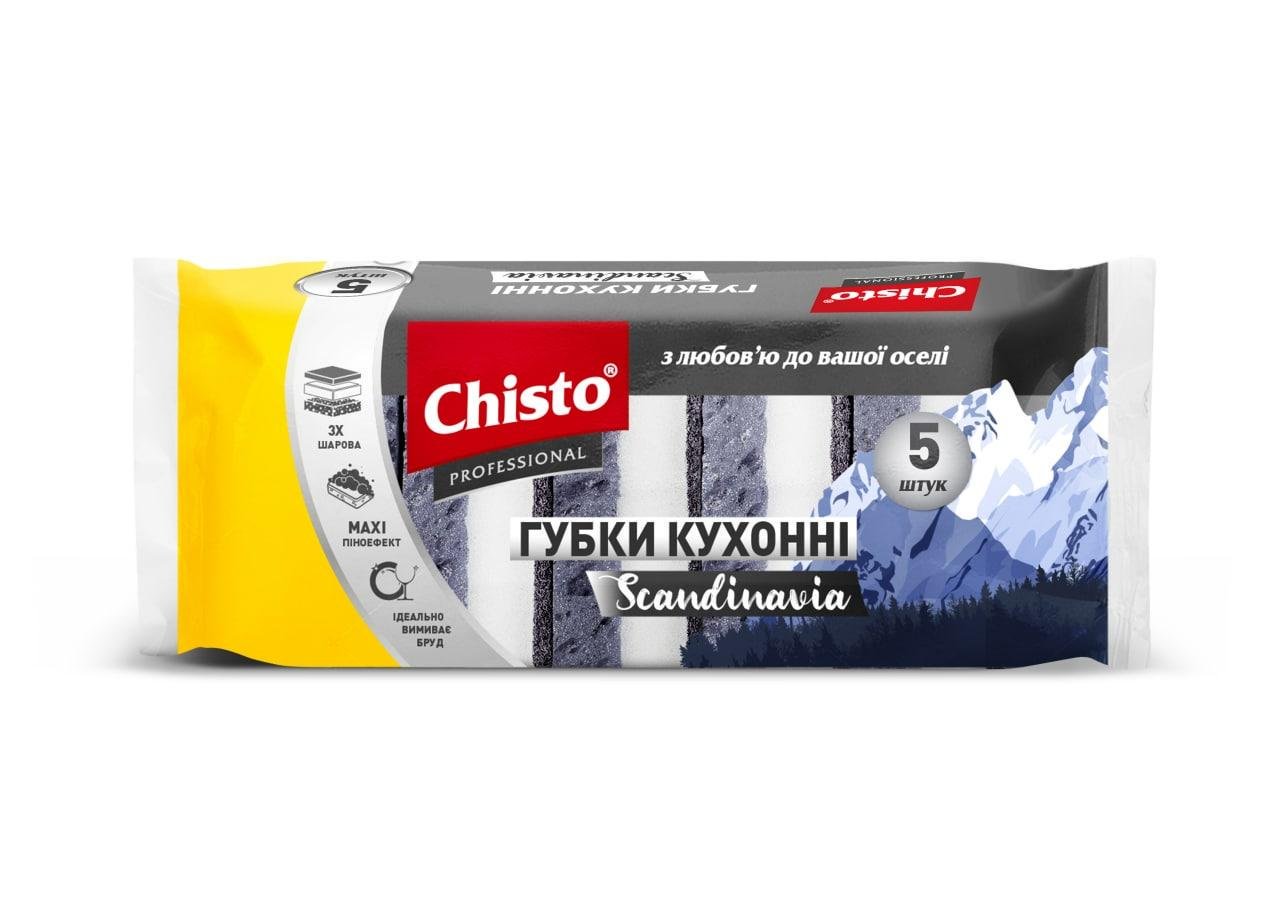 Губка кухонна Chisto Scandinavia 5 шт. (2452534607)