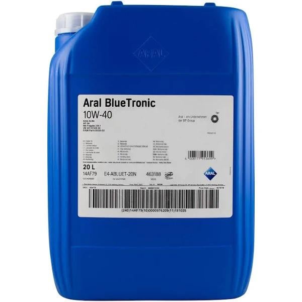 Мастило моторне Aral BlueTronic 10W-40 20 л - фото 1 Мастило моторне Aral BlueTronic 10W-40 20 л - фото 1